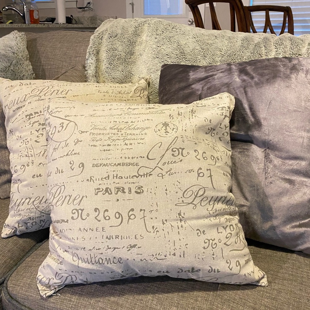 Throw pillow set (3)